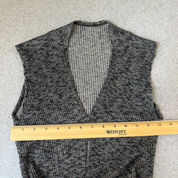 Vena Cava Womens Tank Midi Dress Blue White Ribbed V- Neck Tie Waist Size XS (?) - Picture 15 of 16